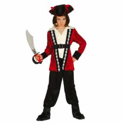 Kostuum Red Pirate meisjes