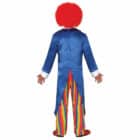 Kostuum Clown gestreepte broek back