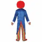 Kostuum Clown gestreepte broek back