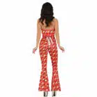 Kostuum Disco Girl Jumpsuit achterkant