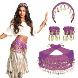 Set Belly dancer (Paars)