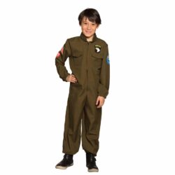 Kinderkostuum jet piloot (10-12 jaar)
