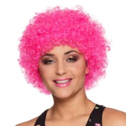Pruik Pop hot pink