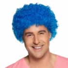 Pruik Pop blauw