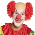 Pruik Clown Baldy Rood Pruik Clown Baldy Rood