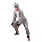 Kostuum Onesie - Ezel (max. 1.95m)