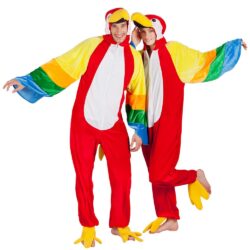 Kostuum Onesie - Papegaai (max. 1.80m)