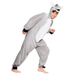 Tienerkostuum Onesie - Ezel (max. 1.65m)