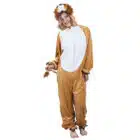 Tienerkostuum Onesie - Leeuw (max. 1.65m)