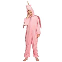 Kinderkostuum Onesie - Eenhoorn roze