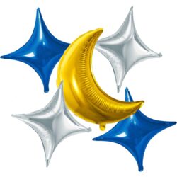 Folieballonnen set 'Eid Mubarak' - 5 stuks