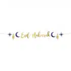 Letterslinger 'Eid Mubarak' - 1,5 meter