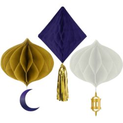 Honeycomb set 'Eid Mubarak' - 3 stuks