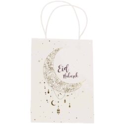 Cadeautasjes 'Eid Mubarak' 20 x 10 x 27 cm - 6 stuks