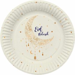 Borden 'Eid Mubarak' - 8 stuks (23 cm)