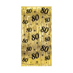 Deurgordijn Classy Party 80 jaar (100x200cm)