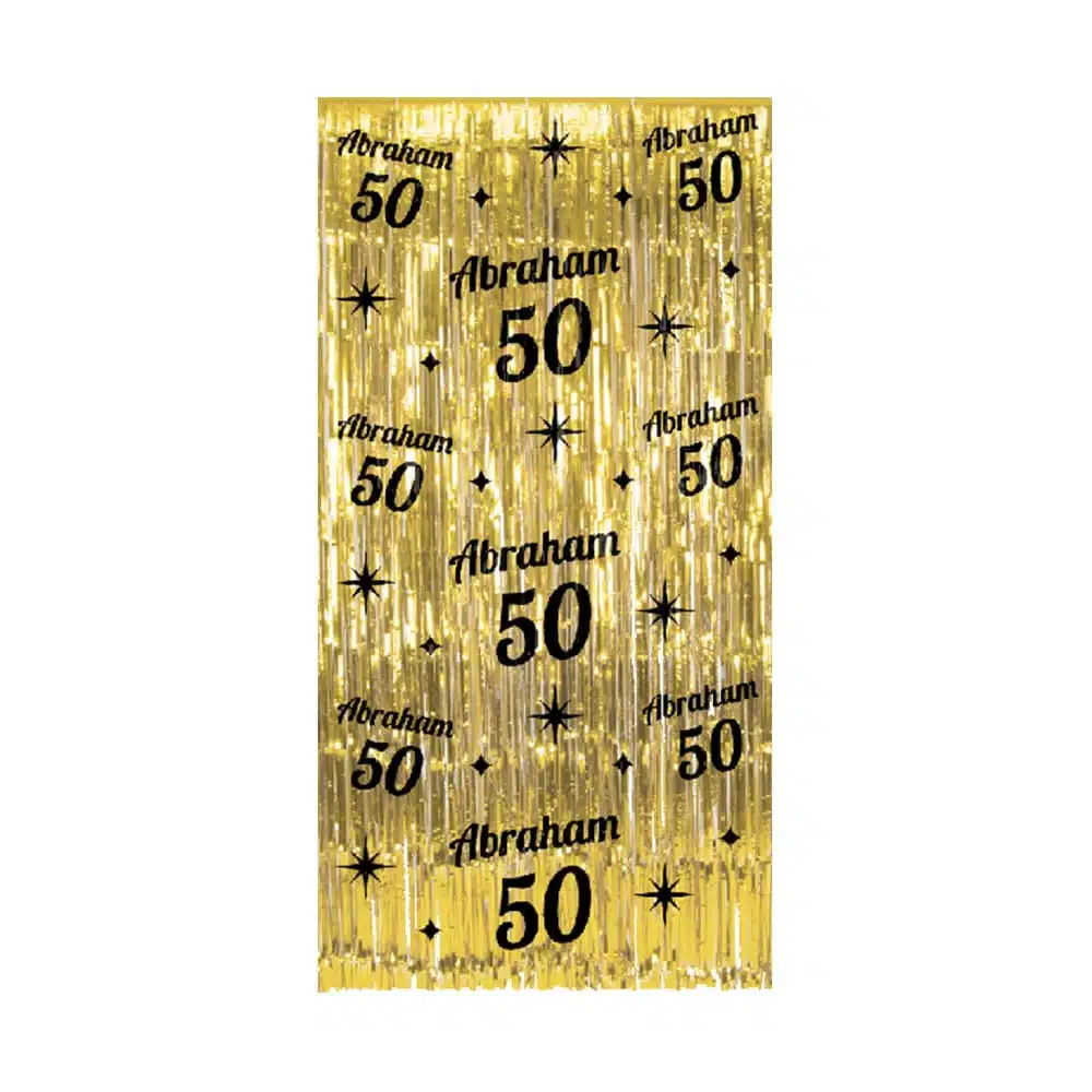Deurgordijn Classy Party Abraham 50 jaar (100x200cm) Deurgordijn Classy Party Abraham 50 jaar (100x200cm)