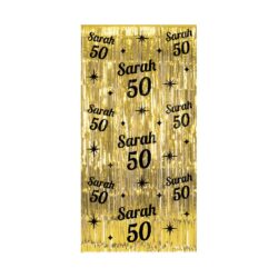 Deurgordijn Classy Party Sarah 50 jaar (100x200cm) Deurgordijn Classy Party Sarah 50 jaar (100x200cm)