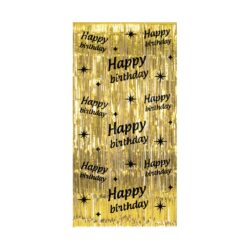 Deurgordijn Classy Party Happy Birthday (100x200cm)