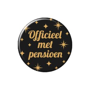 Button Classy Party - Pensioen