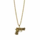 Gouden ketting Pistool