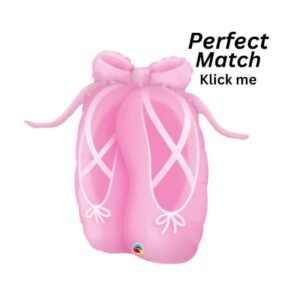 Folieballon ballet schoenen