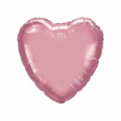 Folieballon hart Chrome Mauve (45 cm)