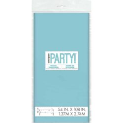 Plastic tafelkleed terrific teal 138 x 274 cm