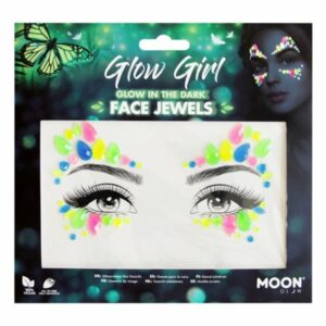 Face jewels Glow Girl glow in the dark
