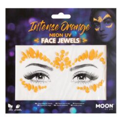 Face jewels Intense Orange neon uv