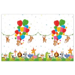 Plastic tafelkleed jungle party - 120 x 180 cm