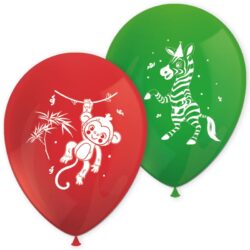 Ballonnen jungle party (8 stuks) Ballonnen jungle party (8 stuks)