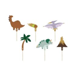 Cake toppers Dinosaurus, 8-12 cm, mix