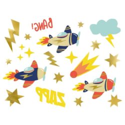 Temporary tattoos Airplanes