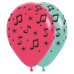 All over music ballonnen - 30 cm (25 stuks)