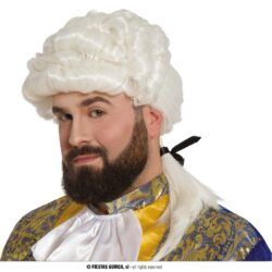 Witte markiezen pruik Witte markiezen pruik