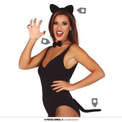 Set kitty - tiara, strikje, staart