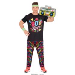 Kostuum rainbow 80's lover man
