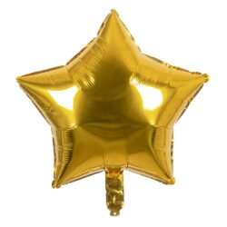 Folieballon Ster goud (40 x 45 cm)