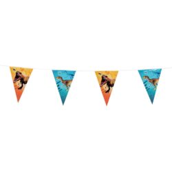 T-Rex Party - PE vlaggenlijn (6 meter)