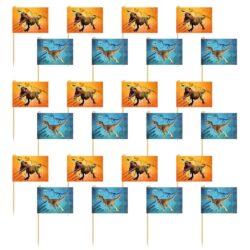 T-Rex Party - Cocktailprikkers (24 stuks)