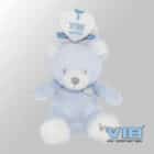 Teddybeer medium 35 cm - Blauw