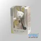 Oei, Ik Groei! Kiki Knuffel - Het Konijn - Wit