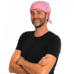Bandana - Traditioneel Roze (52 x 55 cm)