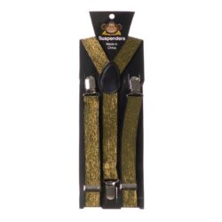Shiny gold bretels