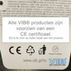 Pluche Konijn houdt doekje vast VIB (Blauw)