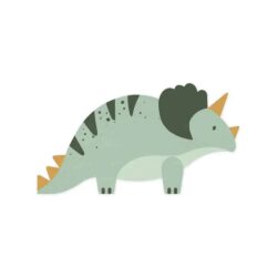 Servetten Triceratops 18 x 10 cm (12 stuks)