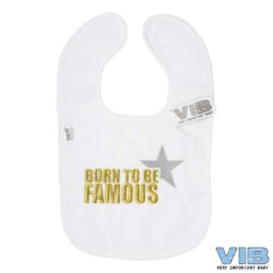 Slabbetje Luxe velours - Born to be Famous Slabbetje Luxe velours - Born to be Famous
