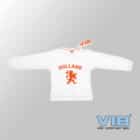 Baby T-Shirt Holland Oranje Leeuw (wit-Oranje) -(0-3 mnd)