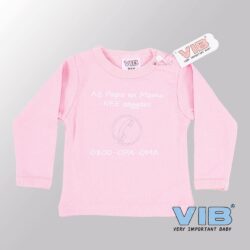 Baby T-Shirt Als Papa en Mama Nee zeggen - 0800-Opa-Oma (Roze)-(3-6 mnd)